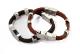 Leather magnetic and ionic bracelet